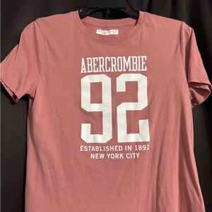 Abercrombie Pink Graphic T-Shirt